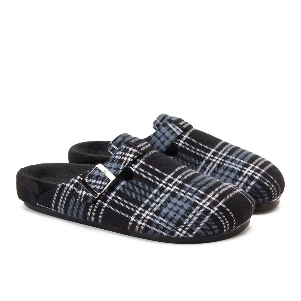 Snuggs Clogs Black x Indigo Checkered - Image 4