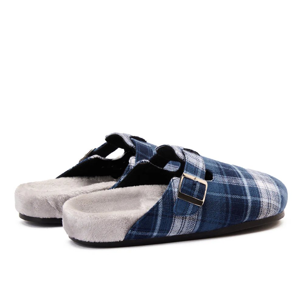 Snuggs Clogs Dark Blue X Light Grey Checkered - Image 2