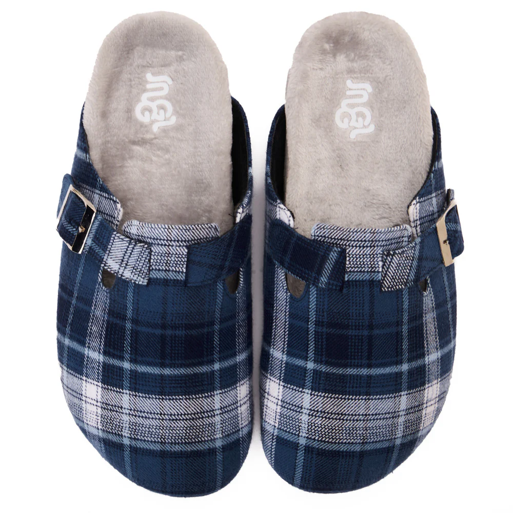 Snuggs Clogs Dark Blue X Light Grey Checkered - Image 4