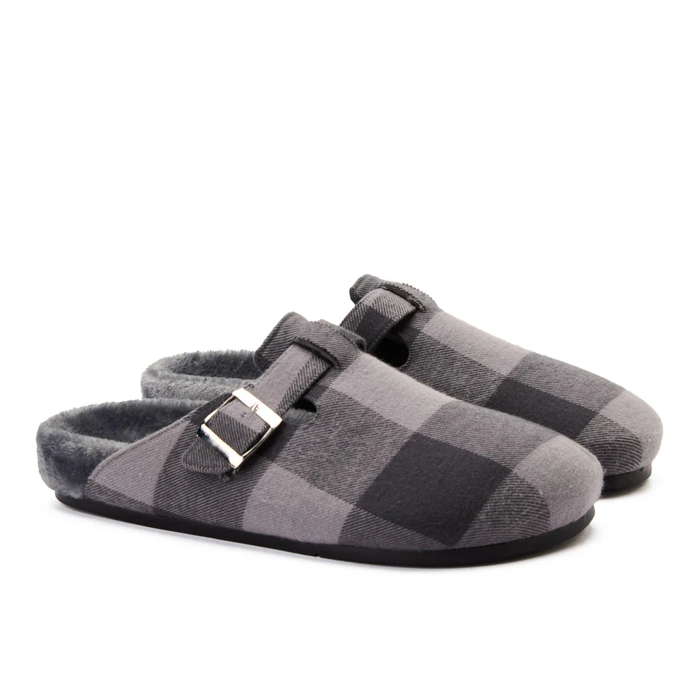 Snuggs Clogs Dark Grey x Light Grey Checkered - Image 2
