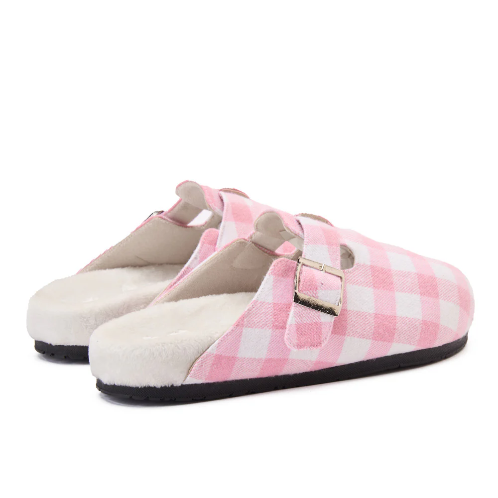 Snuggs Clogs Pink Gingham Pattern - Image 3