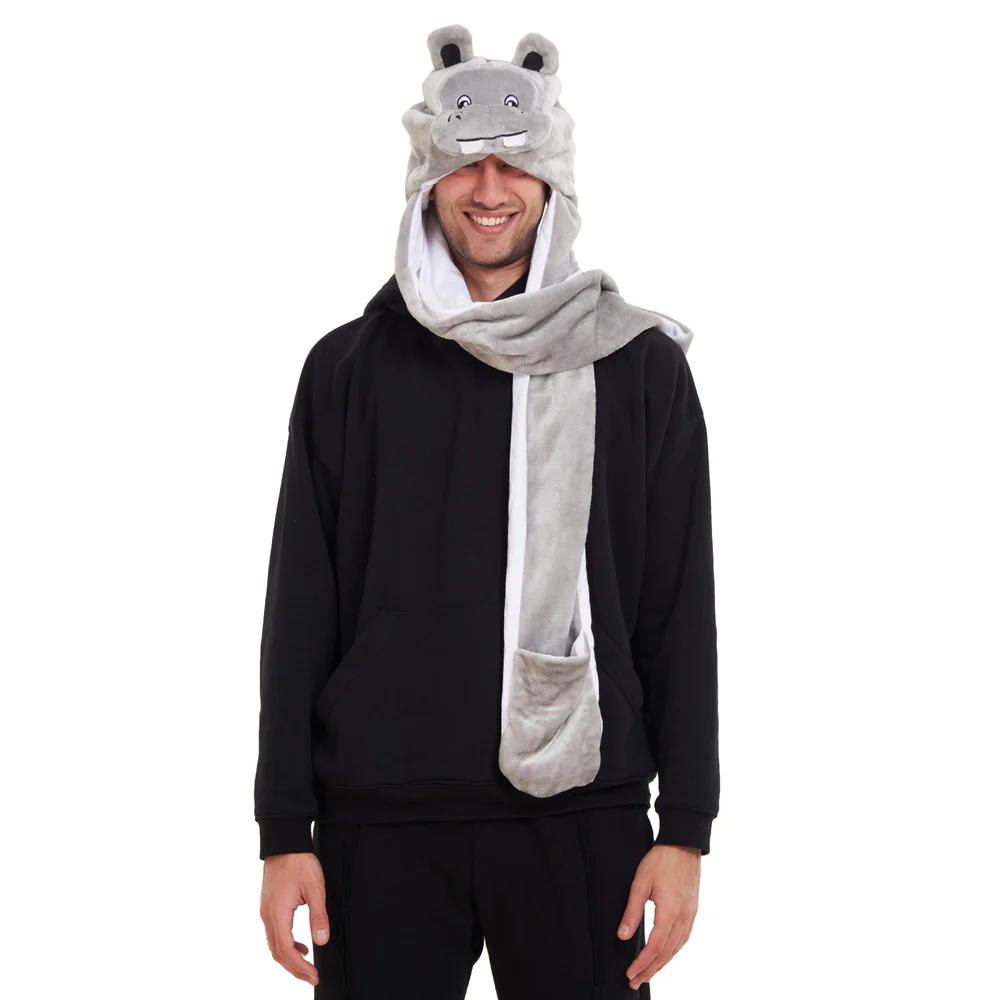 Snuggs Animal Fun hat Hippo - Image 2