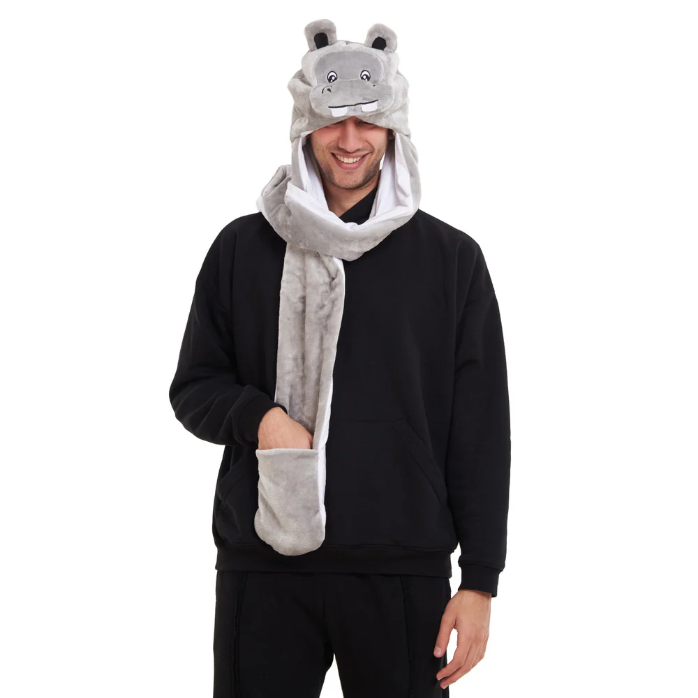 Snuggs Animal Fun hat Hippo - Image 4