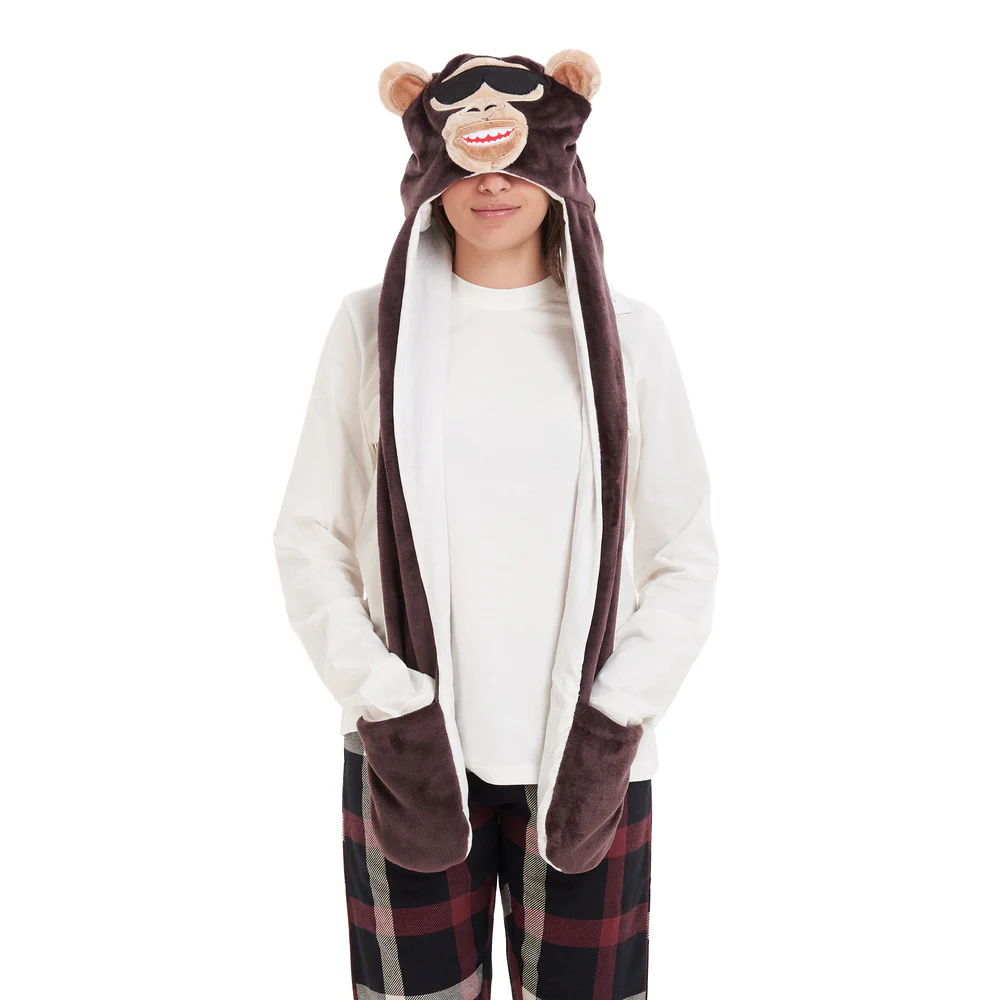 Snuggs Fun animal hat Monkey - Image 3
