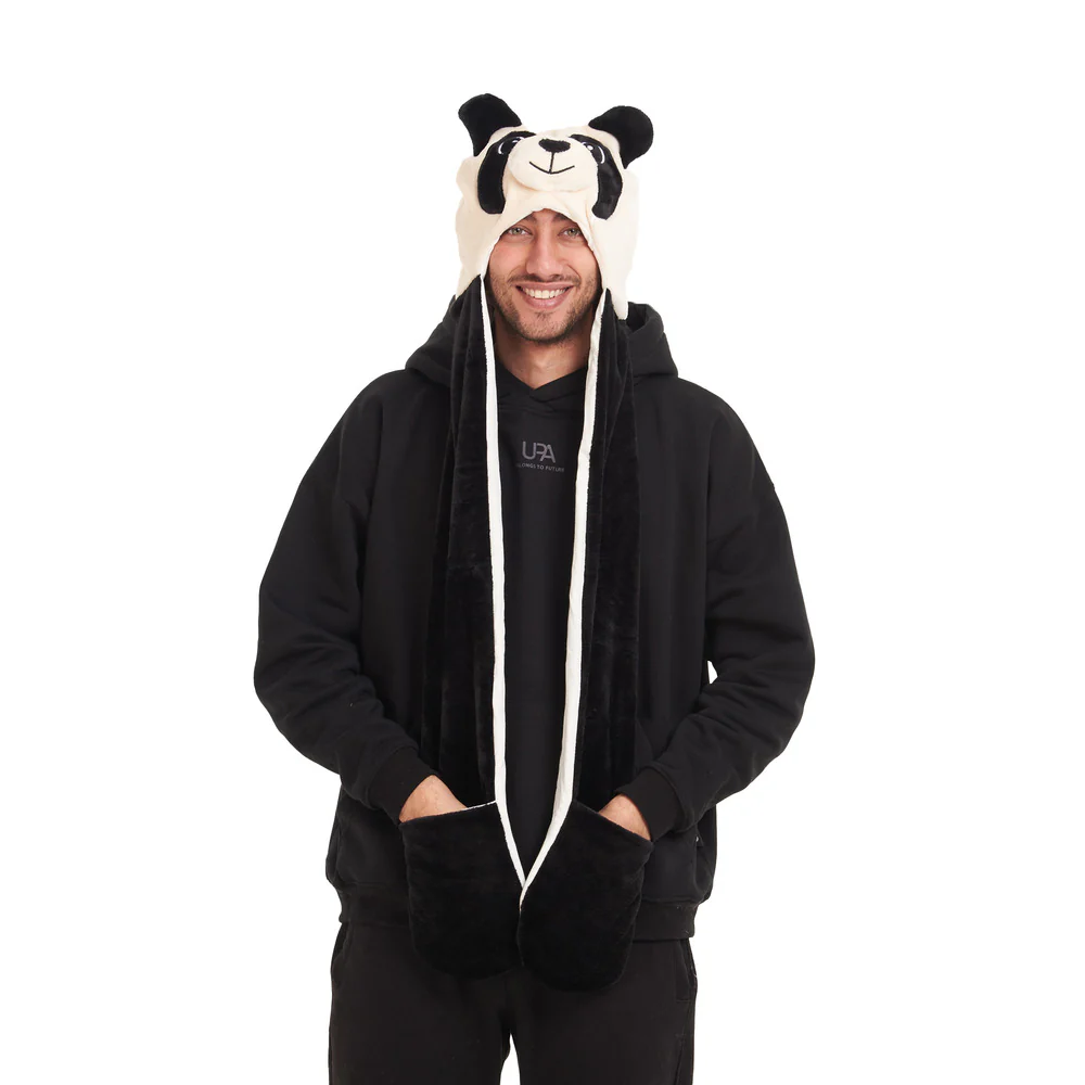 Snuggs Animal Fun hat Panda - Image 3