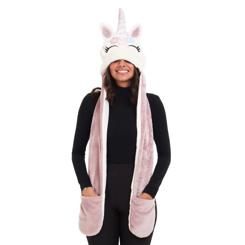 Snuggs Fun animal hat Purple Unicorn