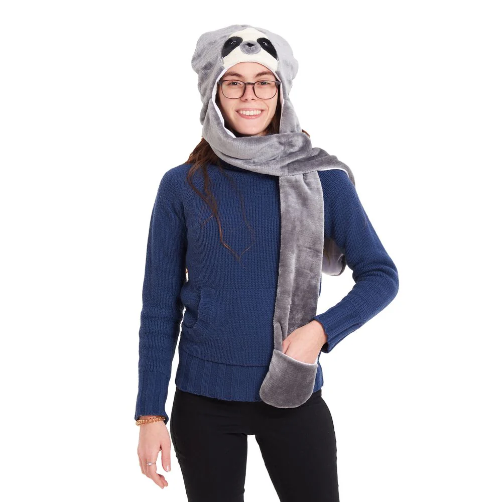 Snuggs Fun animal hat Sloth - Image 3