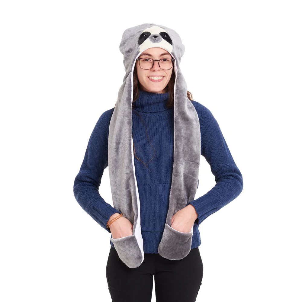 Snuggs Fun animal hat Sloth - Image 6