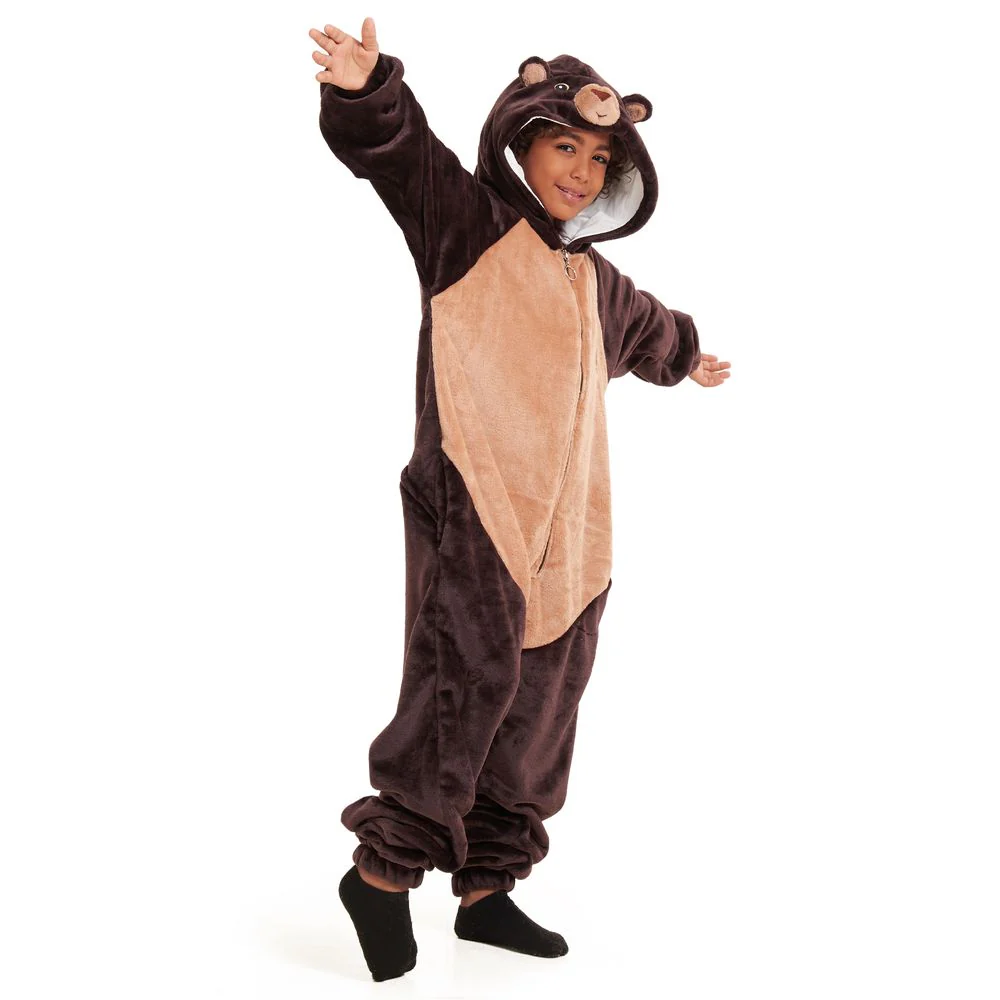 Snuggs Kids Blanket Onesie Bear - Image 4