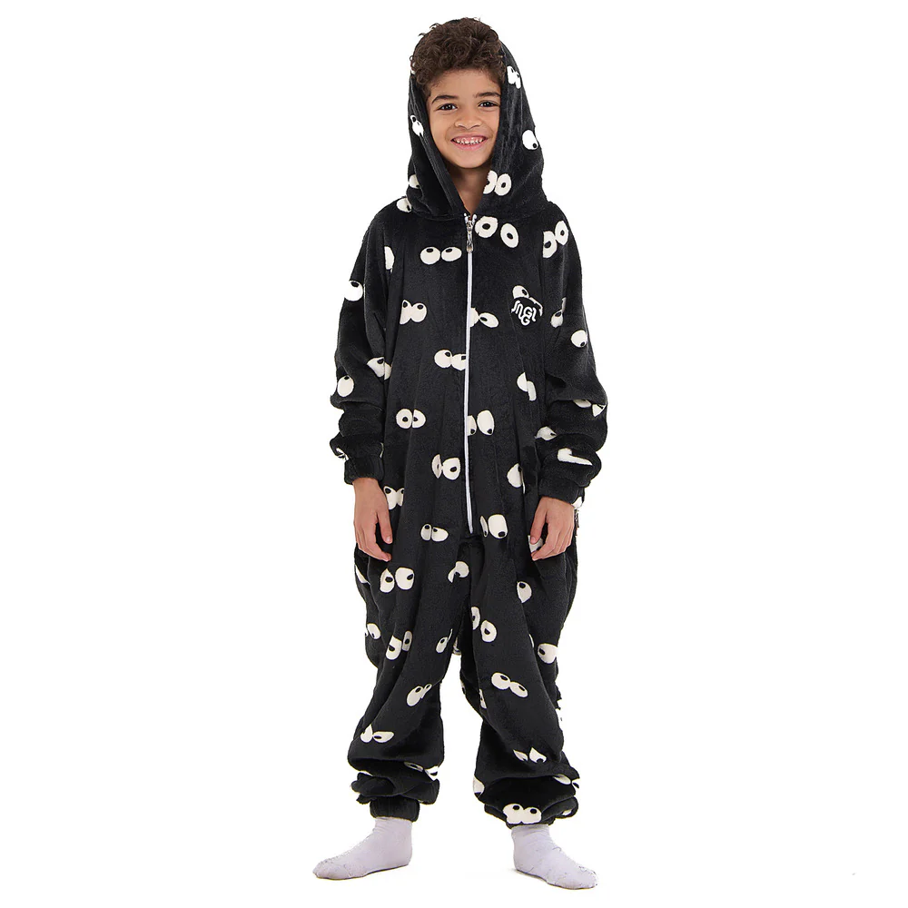 Snuggs Kids Blanket Onesie Black Eyes - Image 3