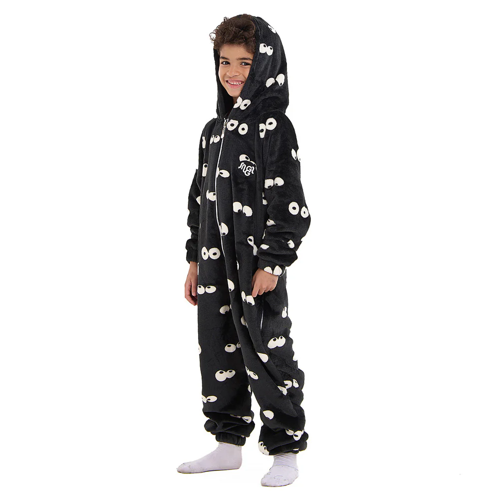 Snuggs Kids Blanket Onesie Black Eyes - Image 6