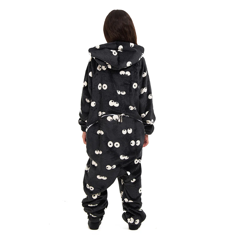 Snuggs Kids Blanket Onesie Black Eyes - Image 8
