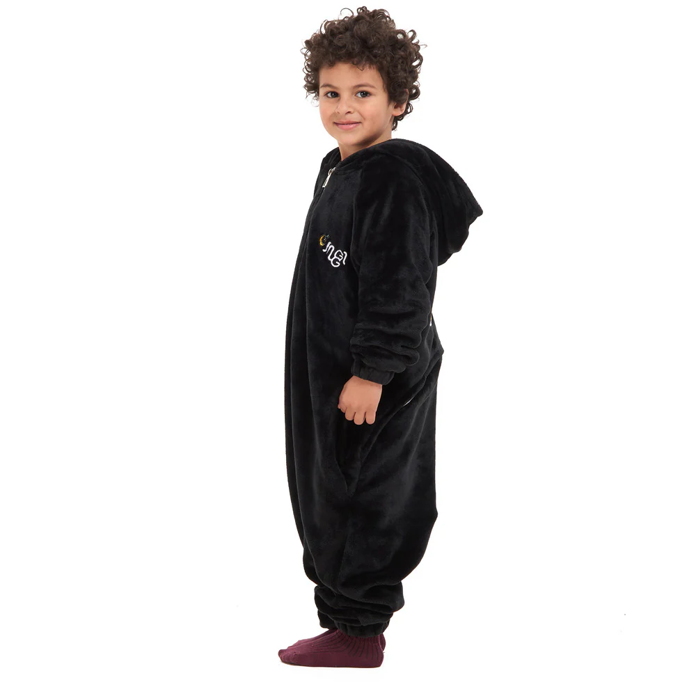 Snuggs Kids Blanket Onesie Black هلال رمضان - Image 6