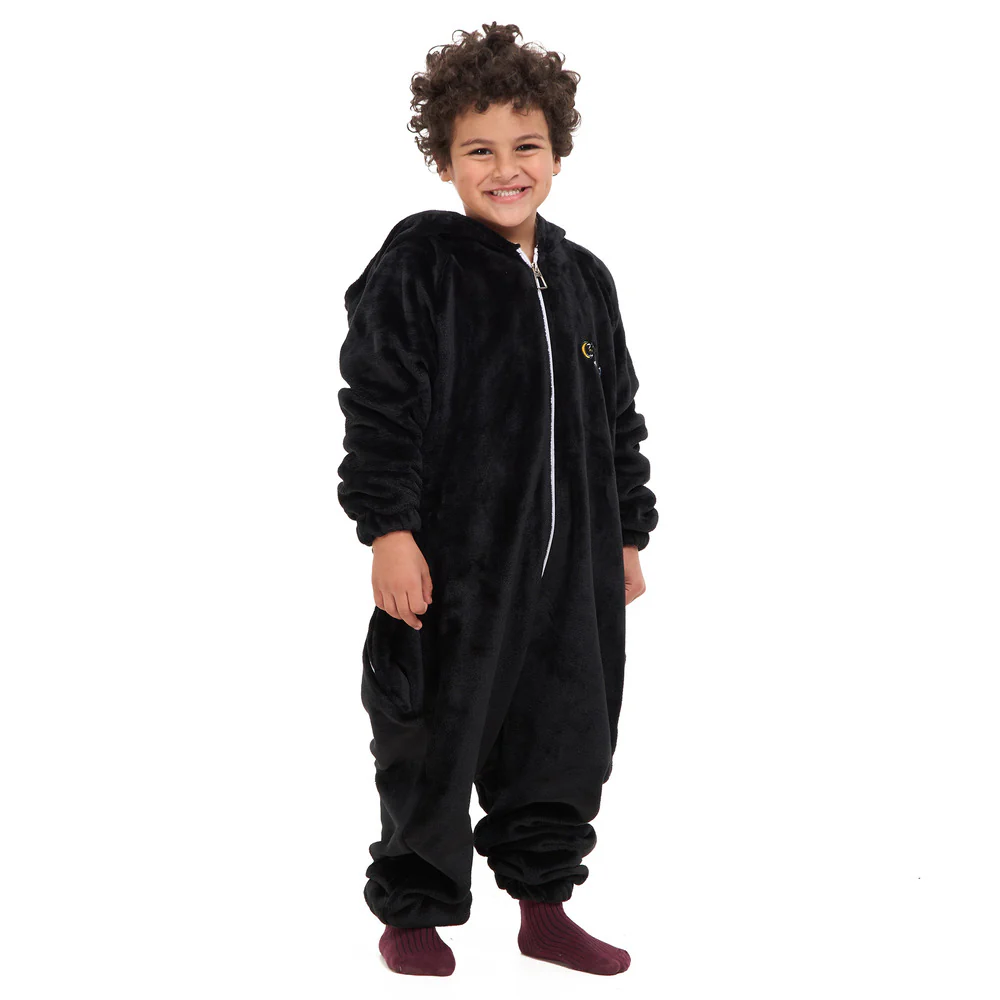 Snuggs Kids Blanket Onesie Black فانوس رمضان - Image 7