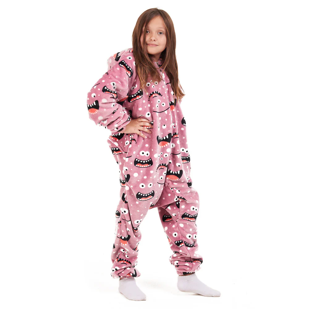 Snuggs Kids Blanket Onesie Cashmere monster Onesie - Image 2