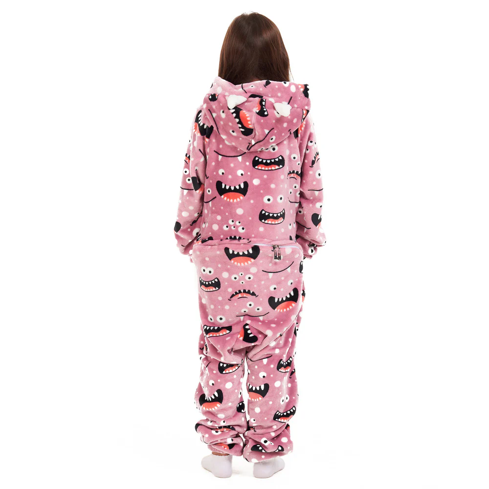 Snuggs Kids Blanket Onesie Cashmere monster Onesie - Image 4