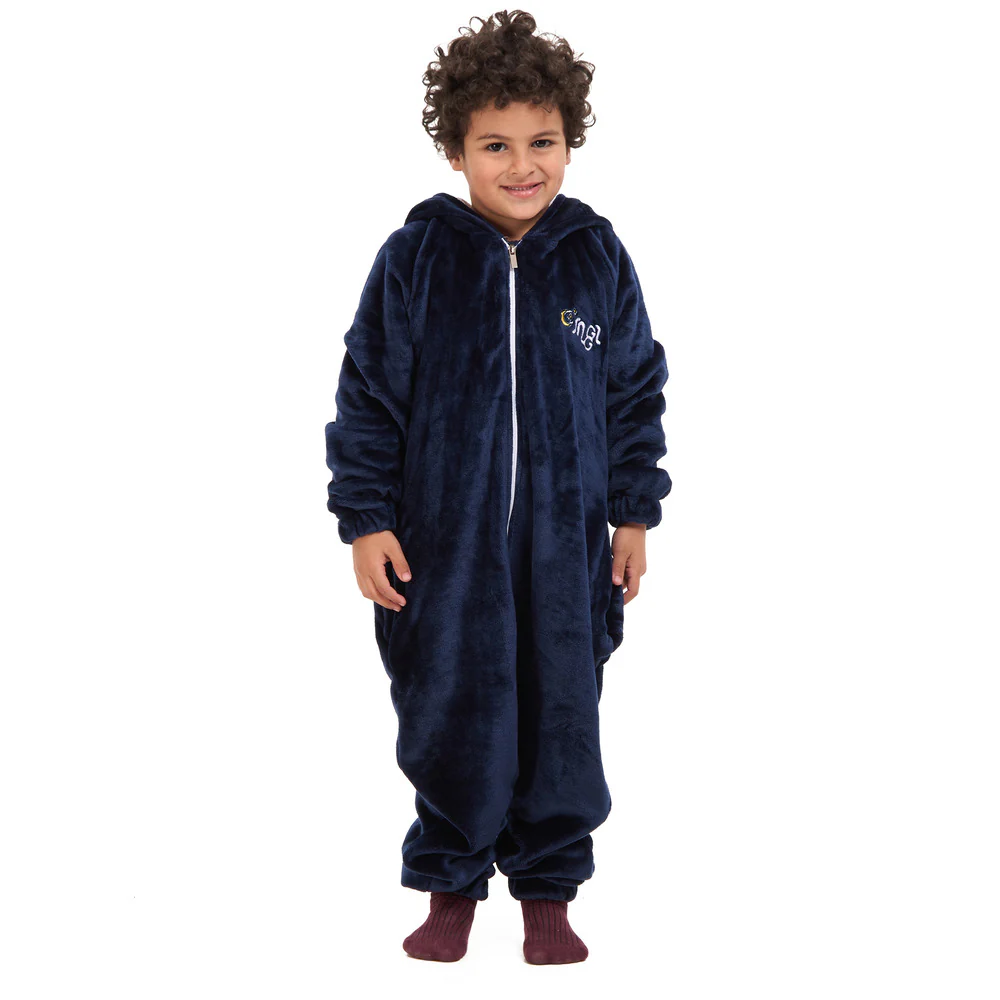 Snuggs Kids Blanket Onesie Dark Blue هلال رمضان - Image 5