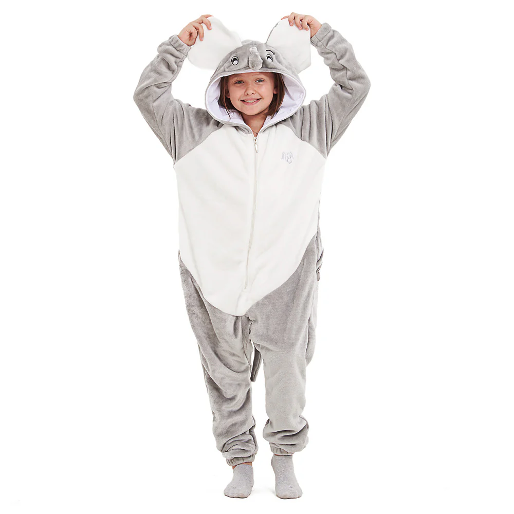 Snuggs Kids Blanket Onesie Elephant - Image 3