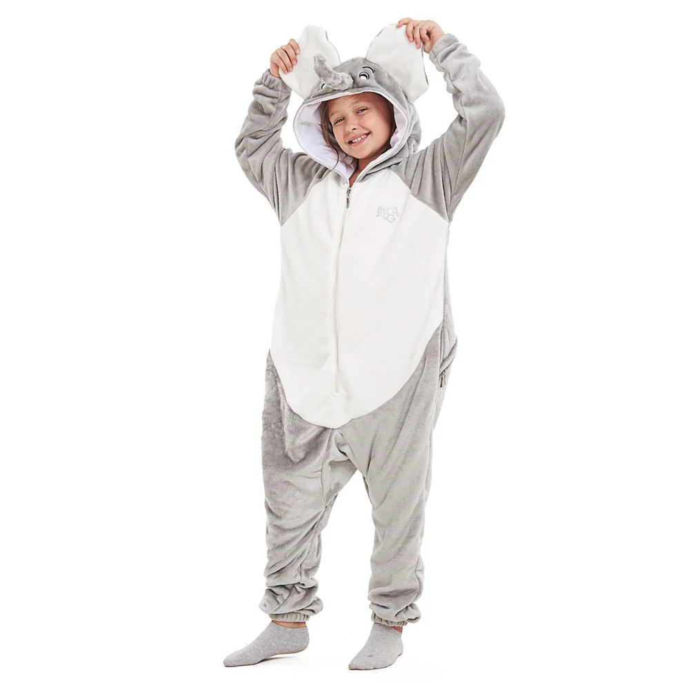 Snuggs Kids Blanket Onesie Elephant - Image 4