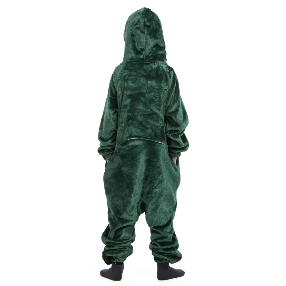 Snuggs Kids Blanket Onesie Christmas Green - Image 8