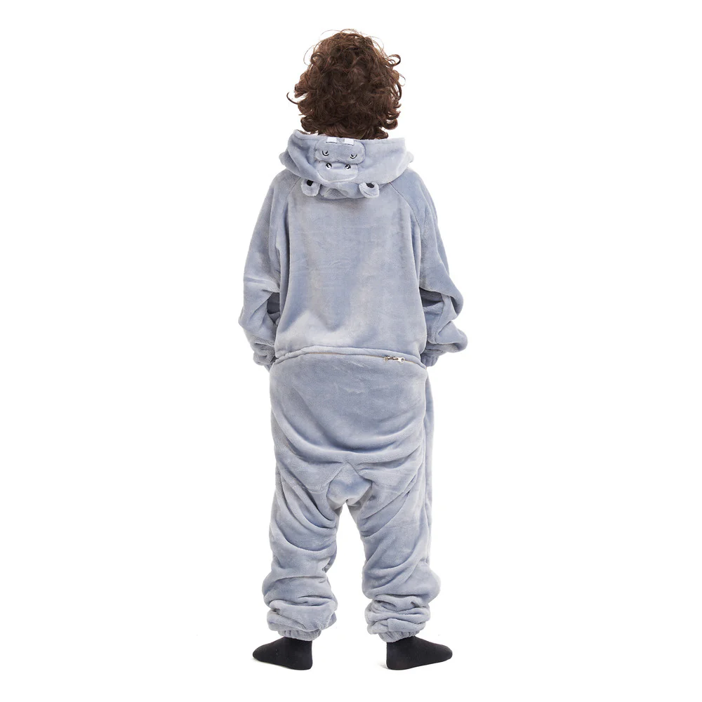 Snuggs Kids Blanket Onesie Hippo - Image 4