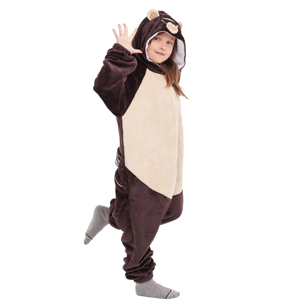 Snuggs Kids Blanket Onesie Monkey - Image 5
