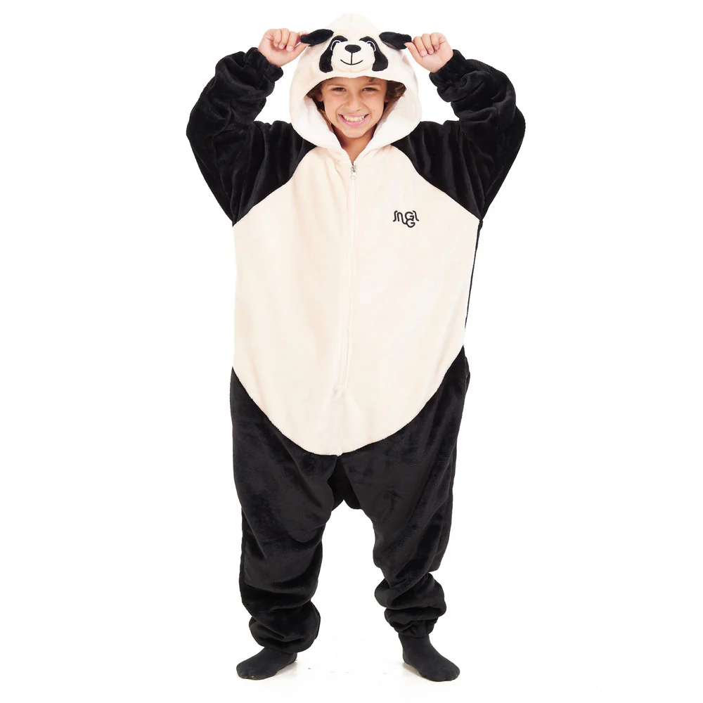 Snuggs Kids Blanket Onesie Panda - Image 7