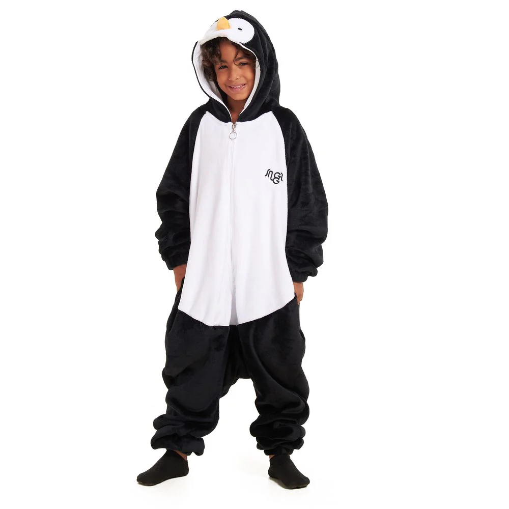 Snuggs Kids Blanket Onesie Penguin - Image 5
