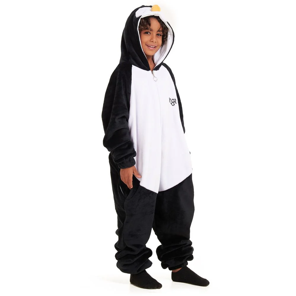 Snuggs Kids Blanket Onesie Penguin - Image 6