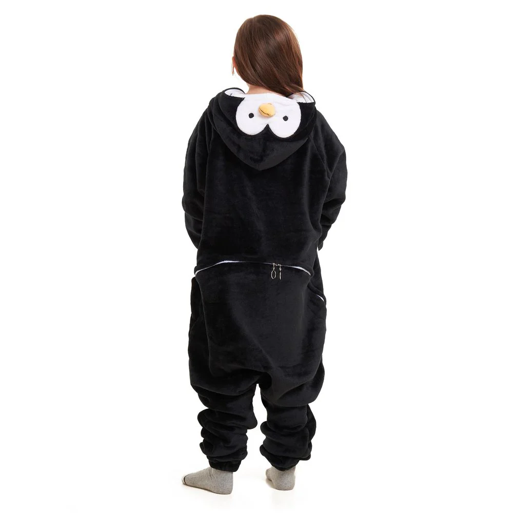 Snuggs Kids Blanket Onesie Penguin - Image 8