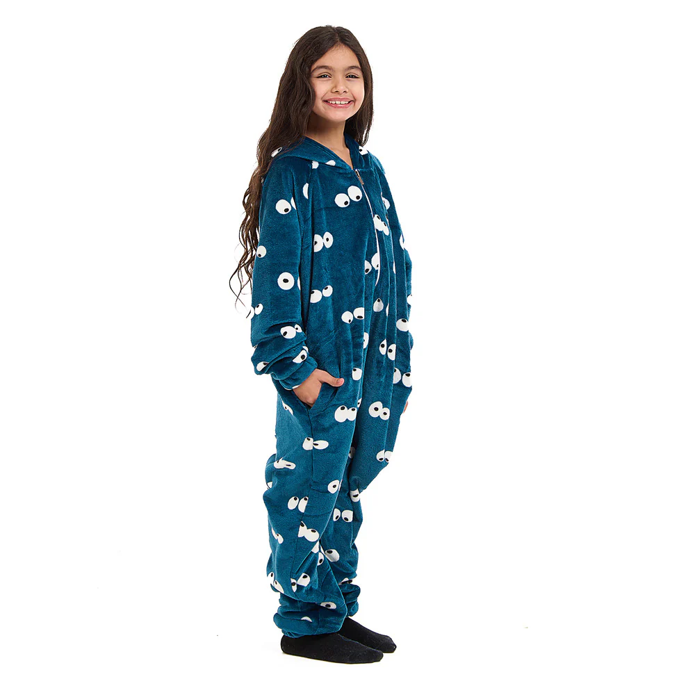 Snuggs Kids Blanket Onesie Petroleum Eyes - Image 2