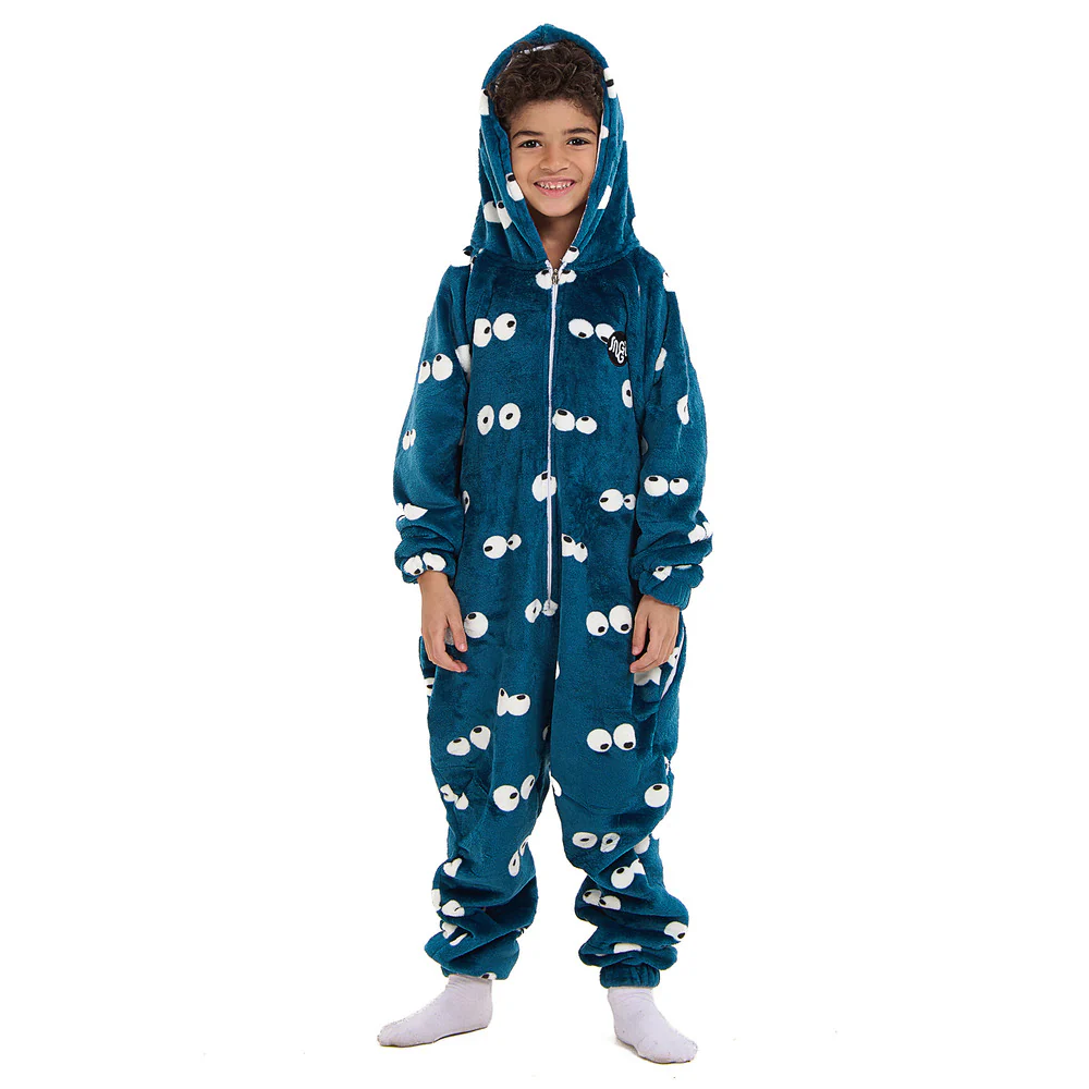 Snuggs Kids Blanket Onesie Petroleum Eyes - Image 3