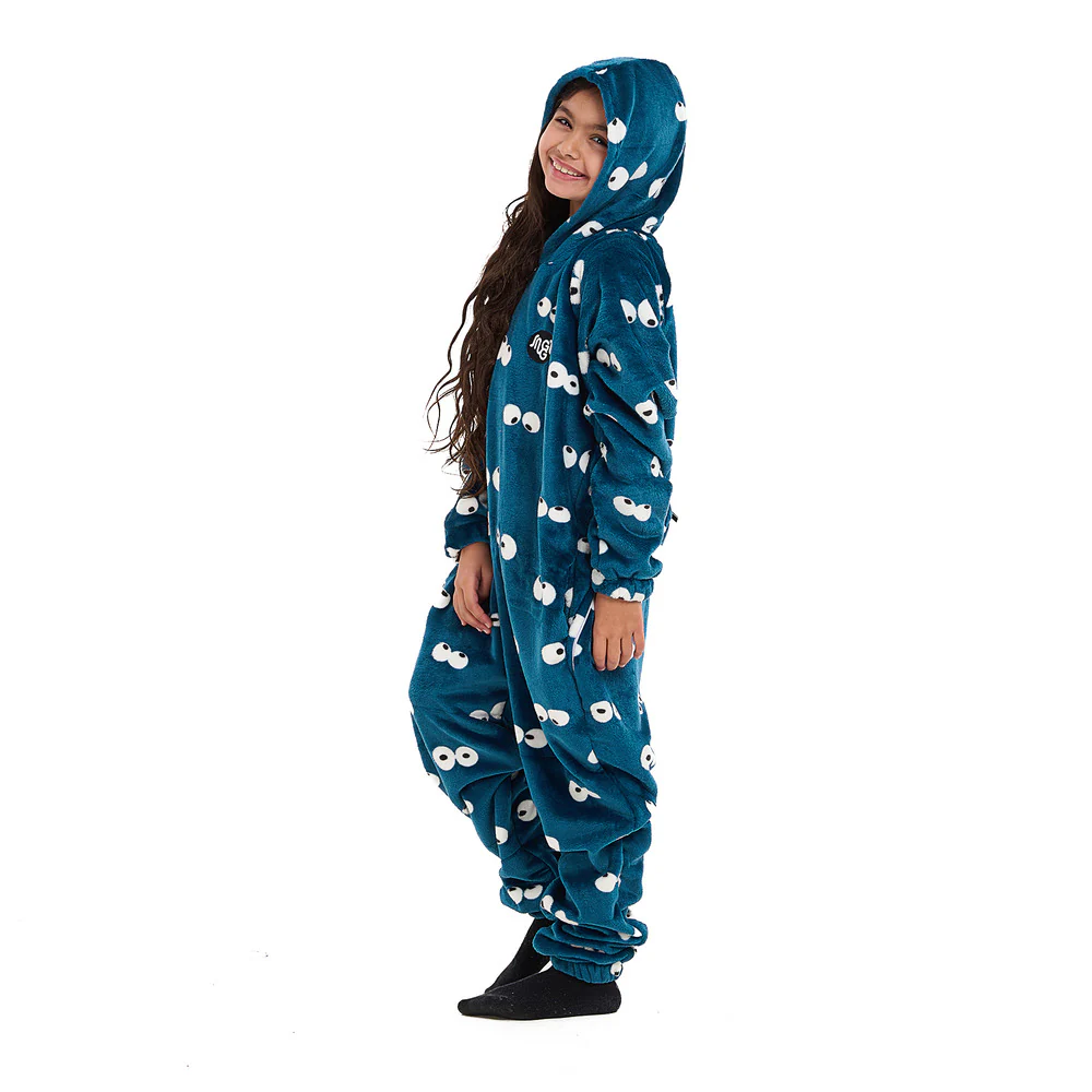 Snuggs Kids Blanket Onesie Petroleum Eyes - Image 6