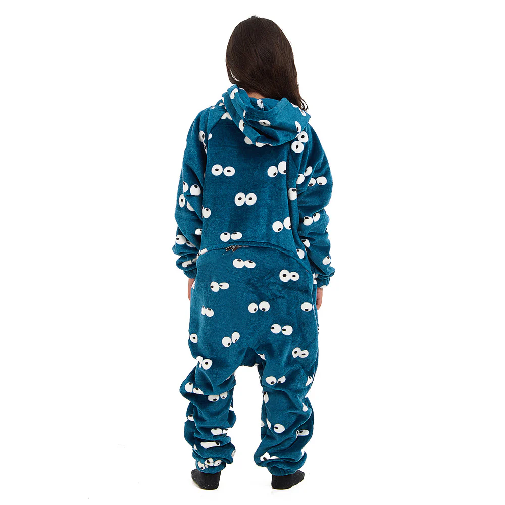 Snuggs Kids Blanket Onesie Petroleum Eyes - Image 8