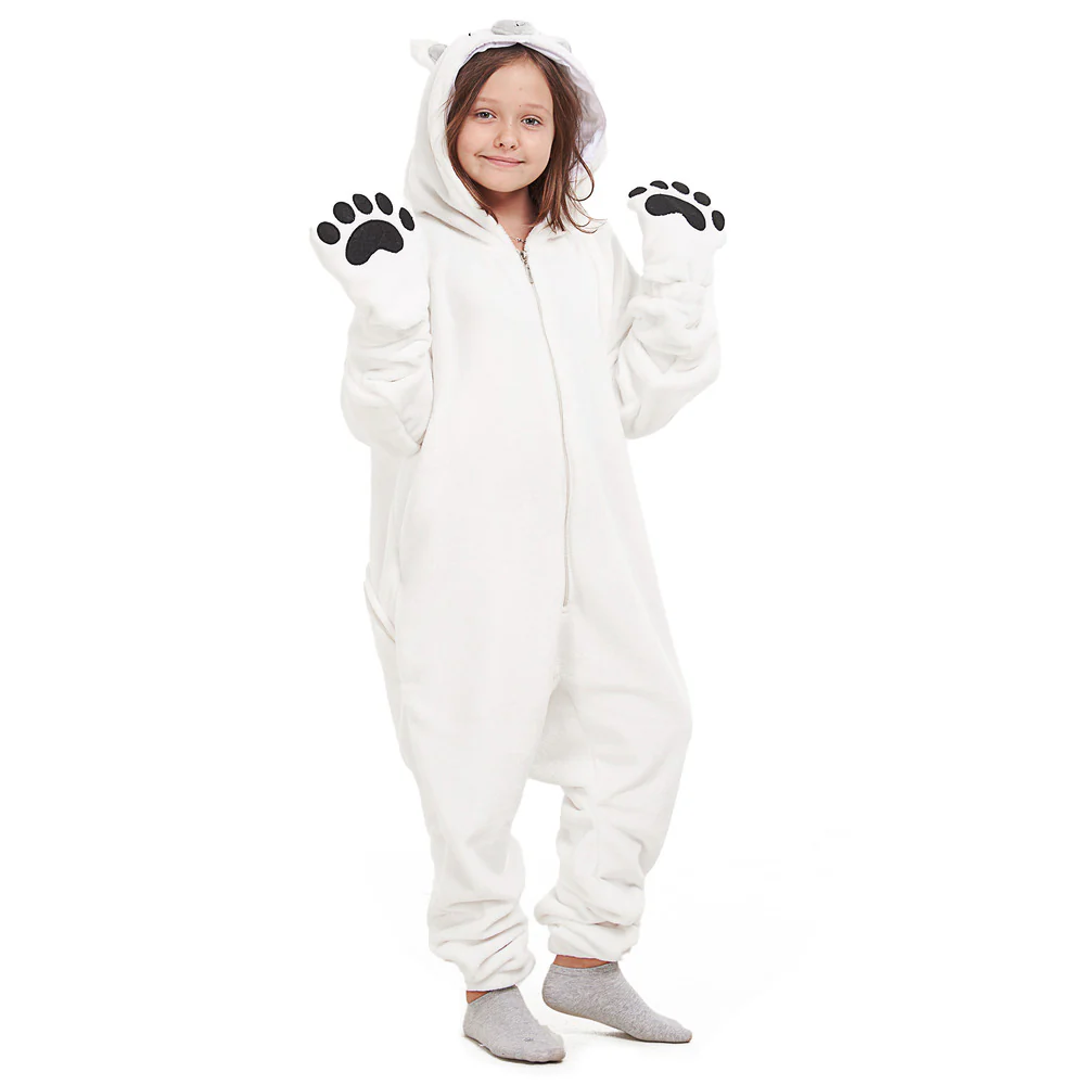 Snuggs Kids Blanket Onesie Polar bear - Image 4