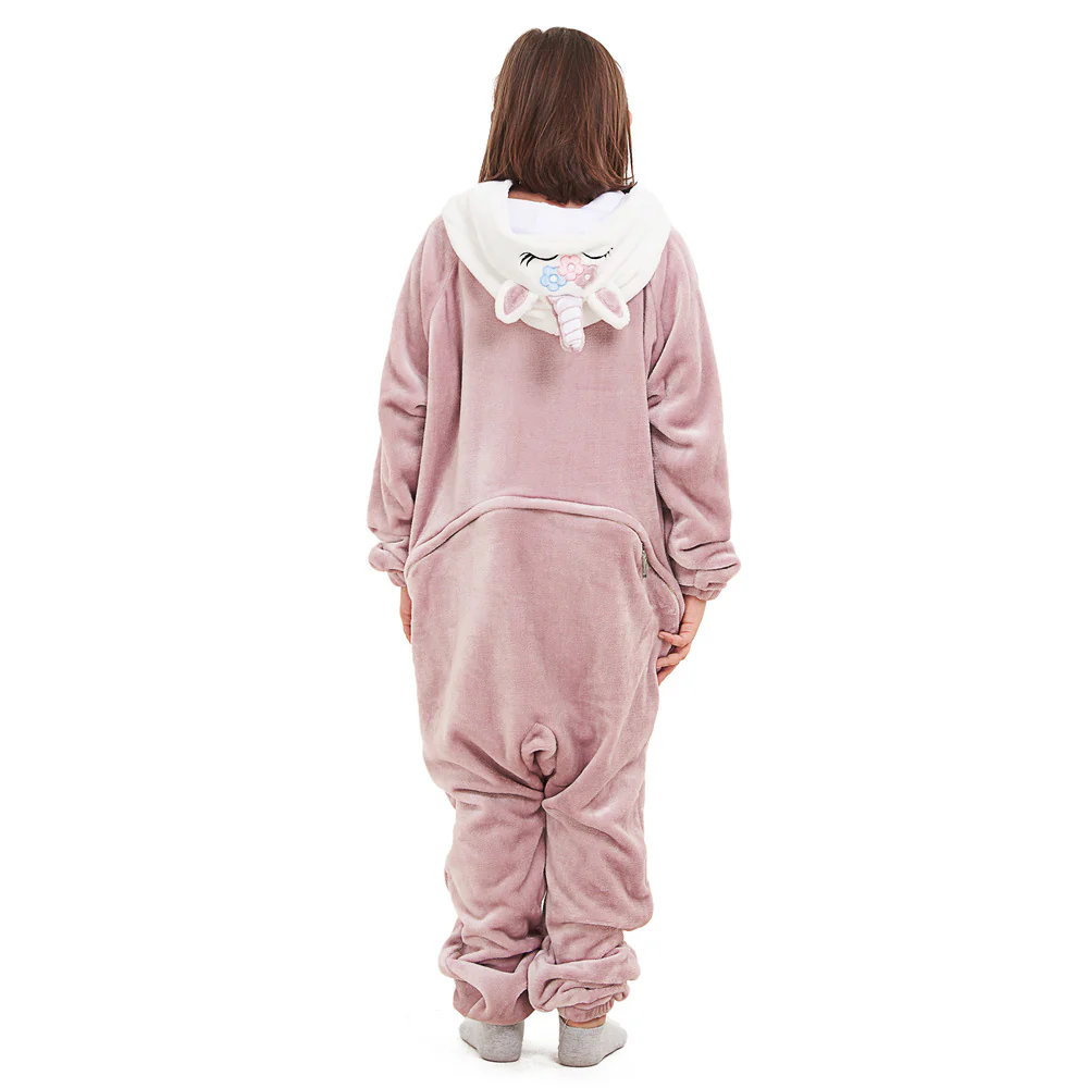 Snuggs Kids Blanket Onesie Purple Unicorn - Image 3