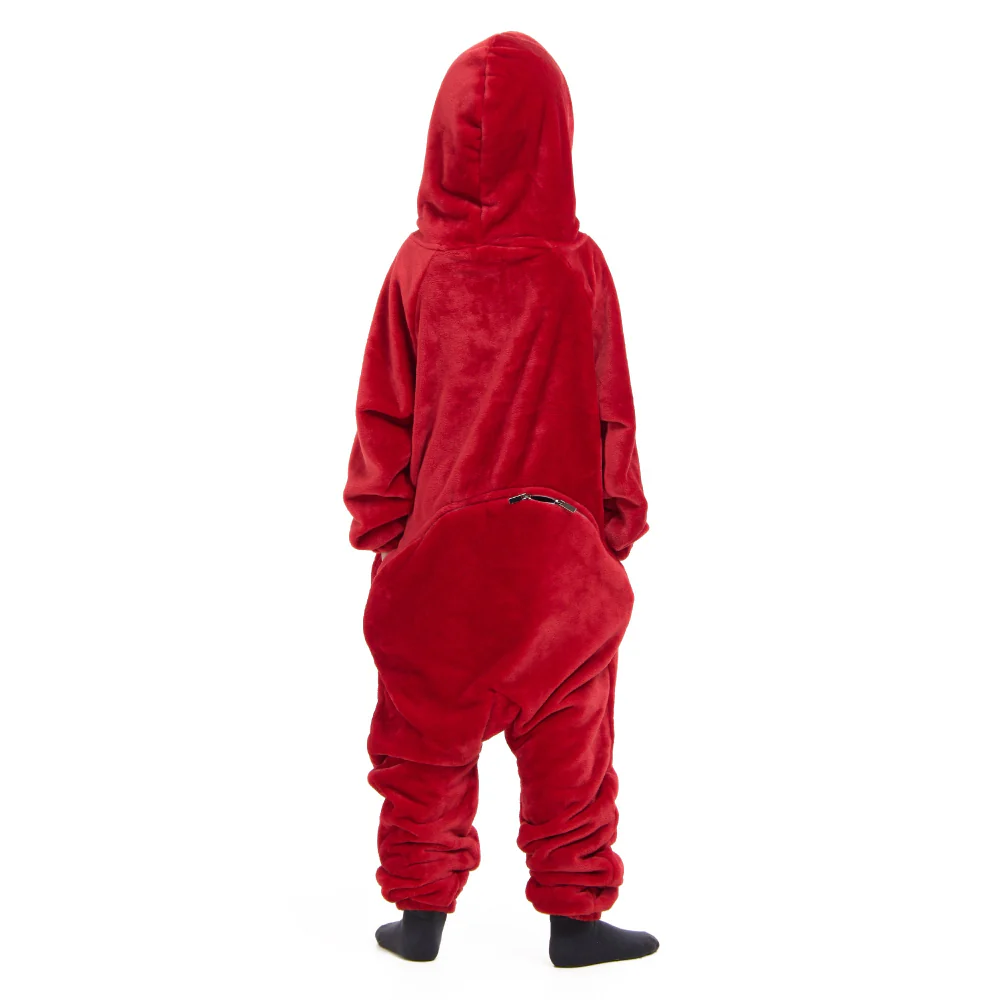 Snuggs Kids Blanket Onesie Christmas Red - Image 7