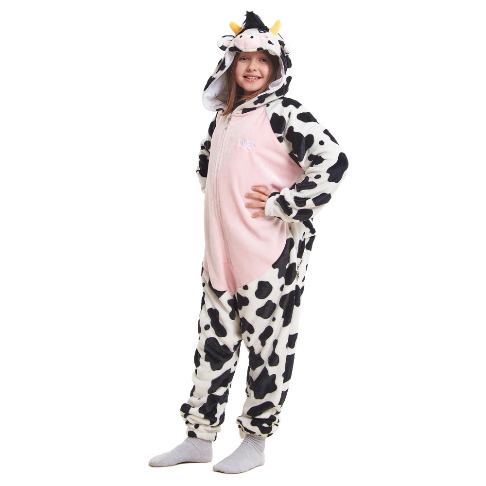 Snuggs Kids Blanket Onesie Rose Cow - Image 2