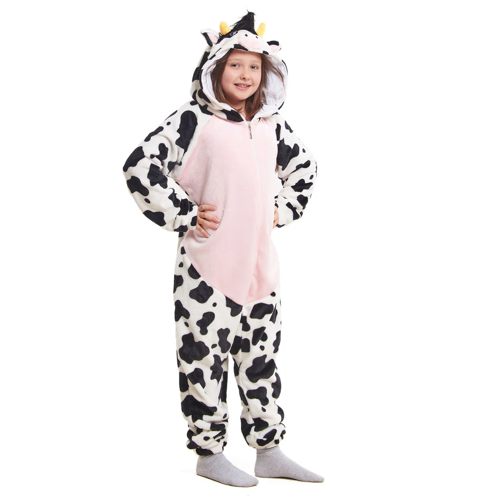 Snuggs Kids Blanket Onesie Rose Cow - Image 3