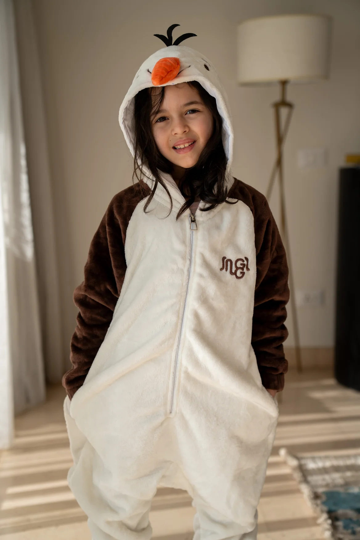 Snuggs Kids Blanket Onesie Snowman - Image 2