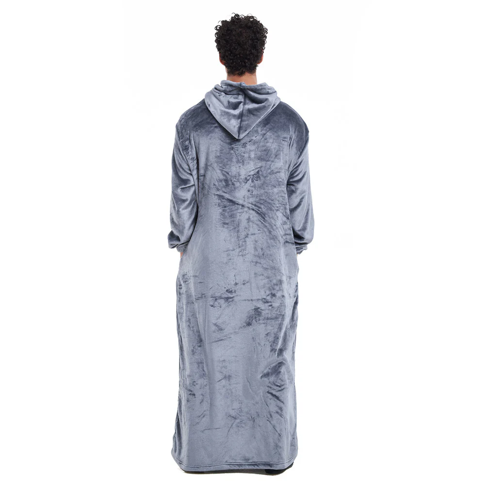 Snuggs Wearable Blanket Monk Dark Grey - Image 4