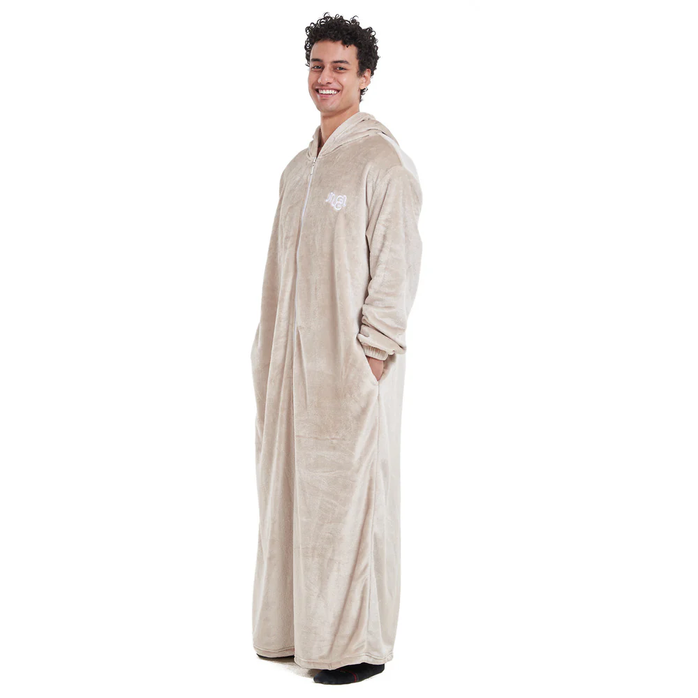 Snuggs Monk Wearable Blanket Beige - Image 6