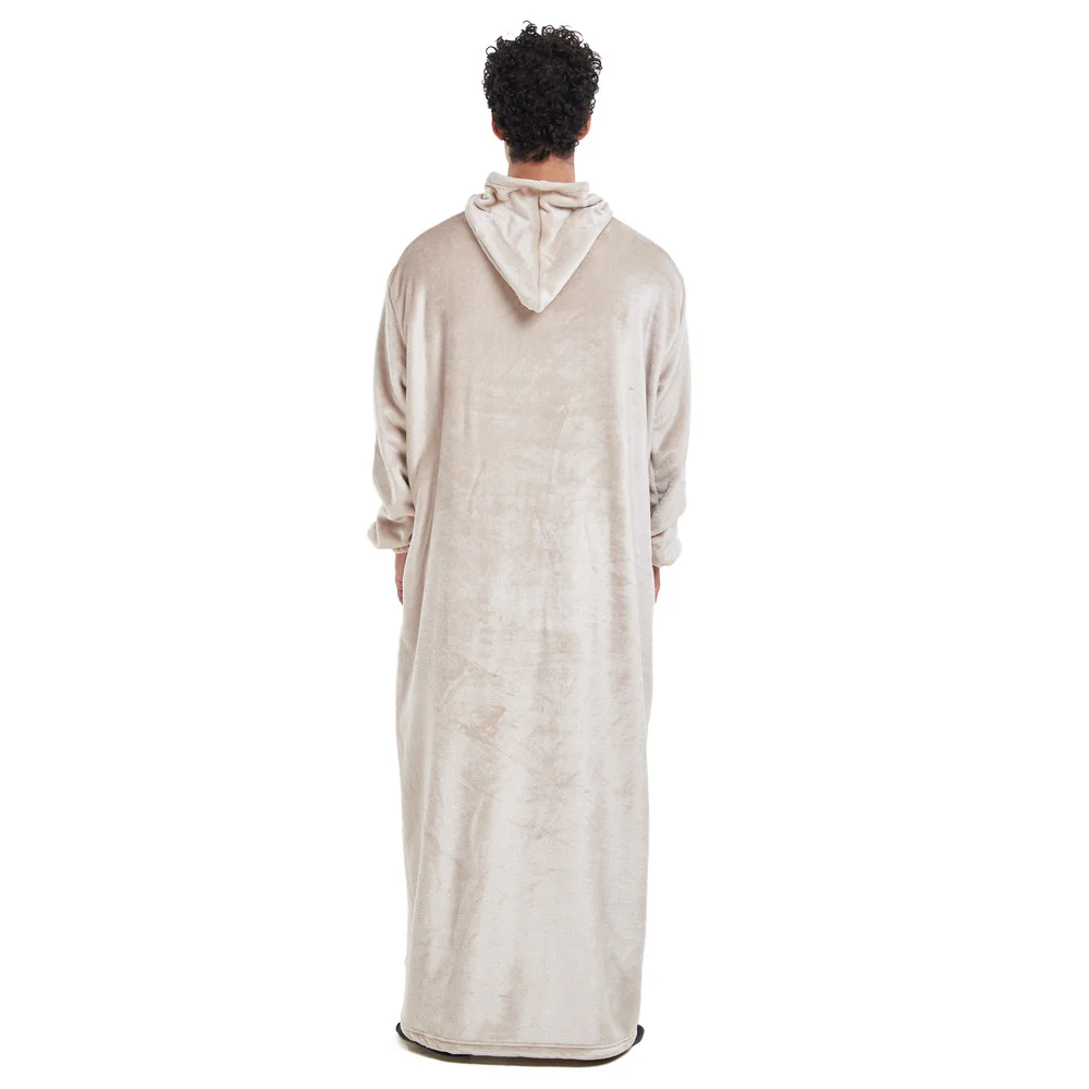 Snuggs Monk Wearable Blanket Beige - Image 8