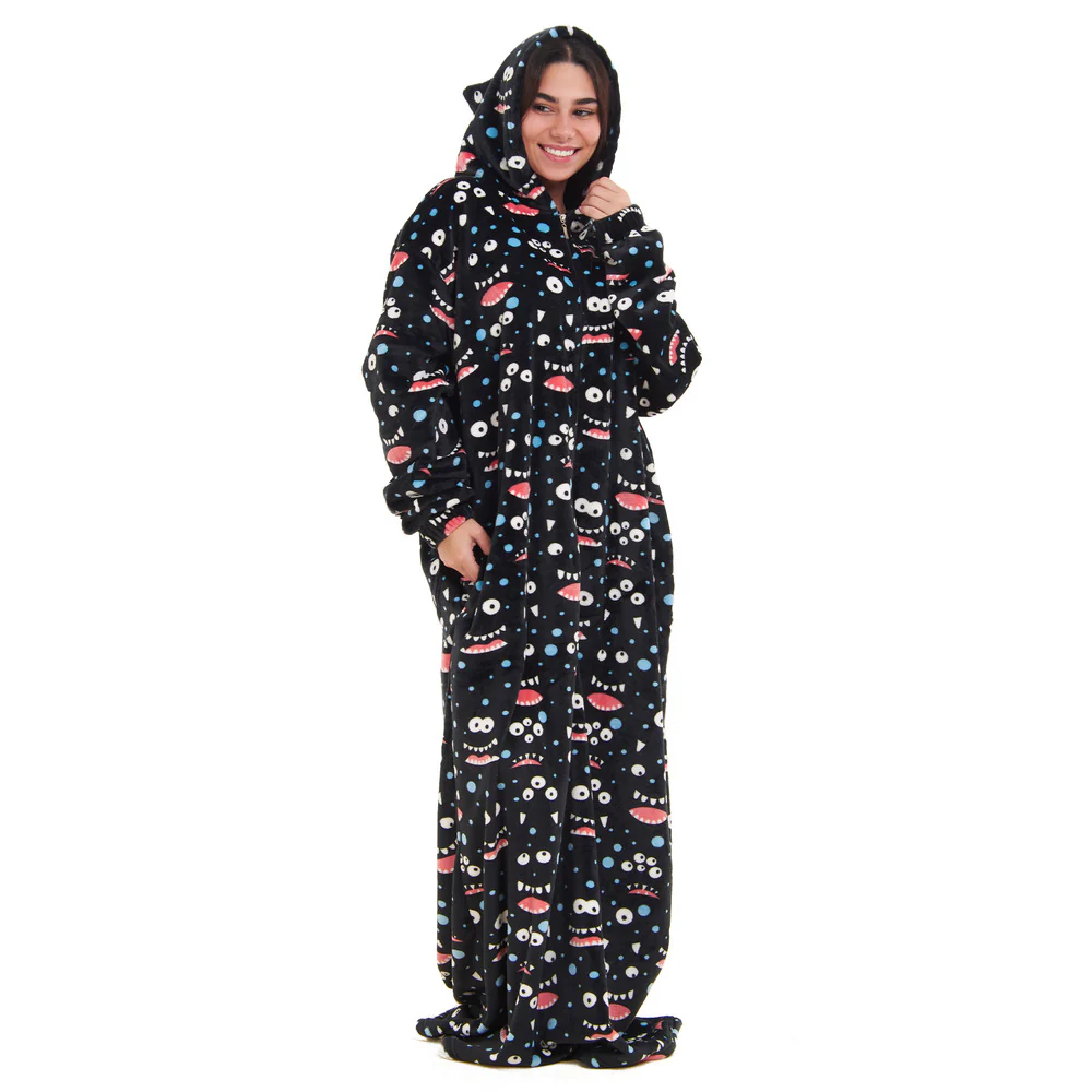 Snuggs Wearable Blanket Monk Black monster - Image 3