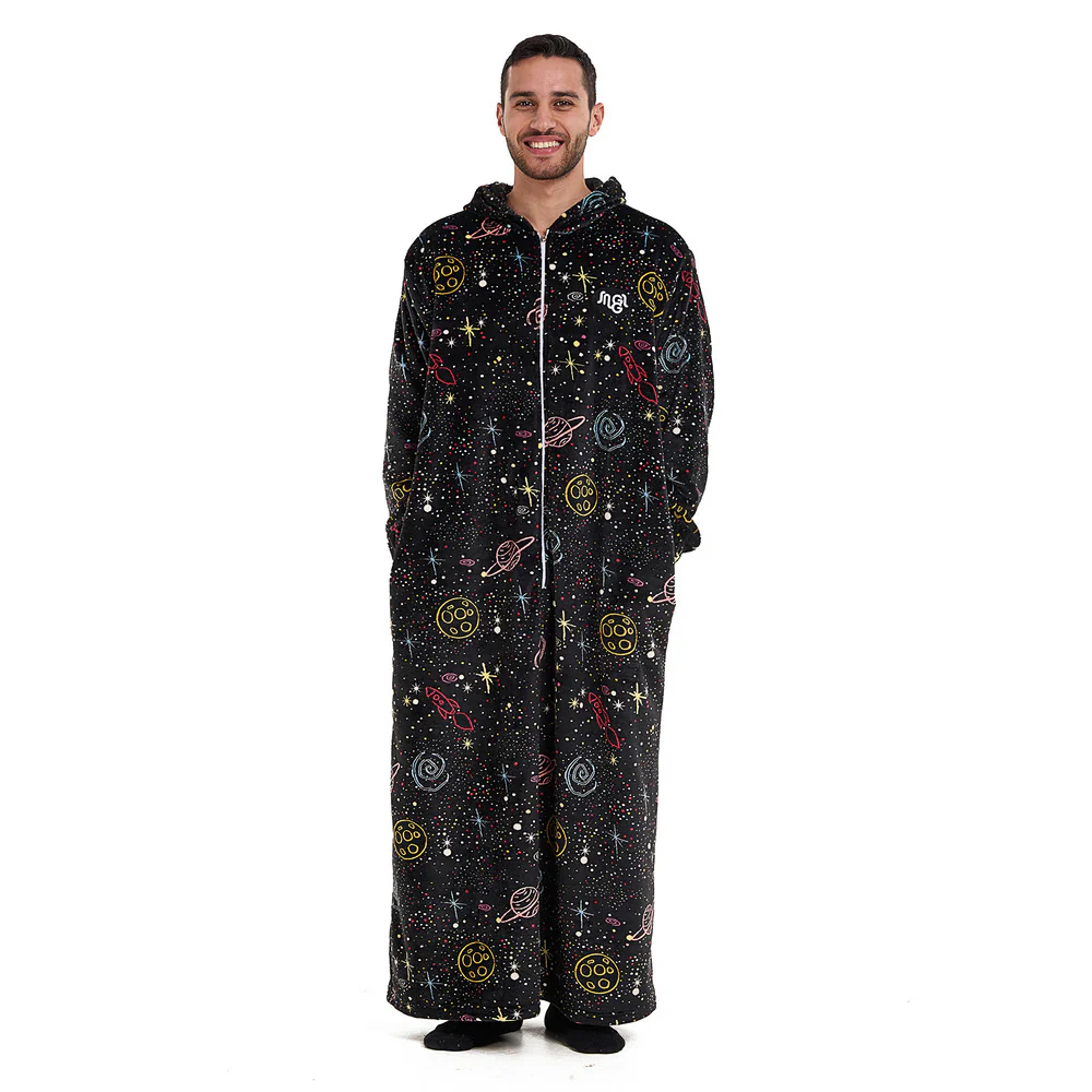 Snuggs Monk Wearable Blanket Black Space - Image 2