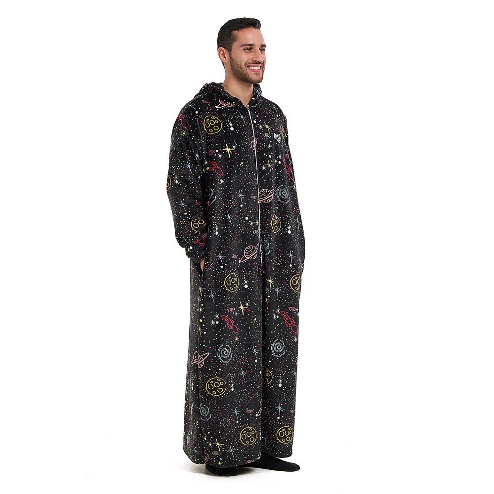 Snuggs Monk Wearable Blanket Black Space - Image 3