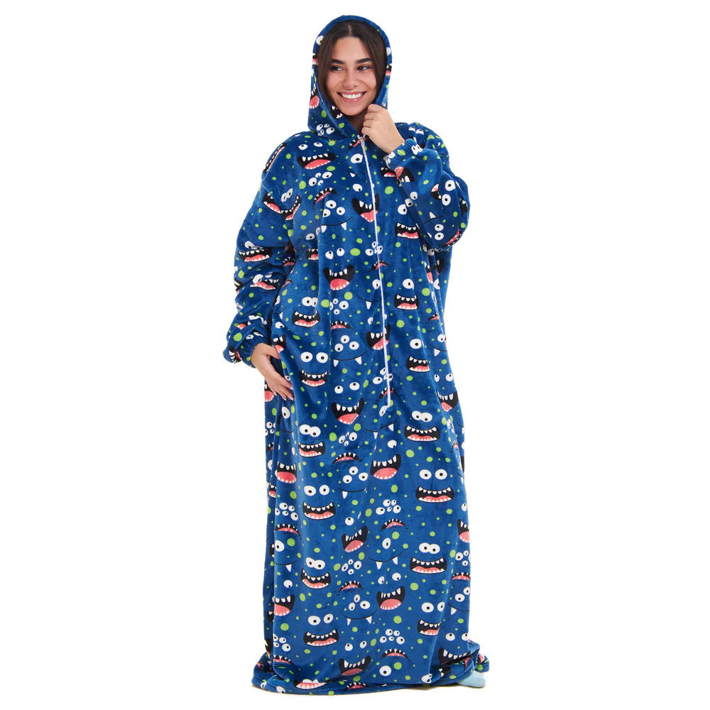 Snuggs Wearable Blanket Monk Blue monster - Image 2