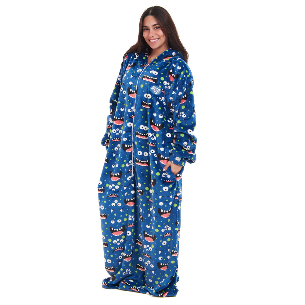 Snuggs Wearable Blanket Monk Blue monster - Image 3