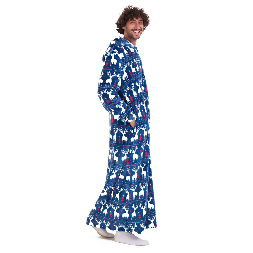 Snuggs Wearable Blanket Monk Dark blue Christmas - Image 3