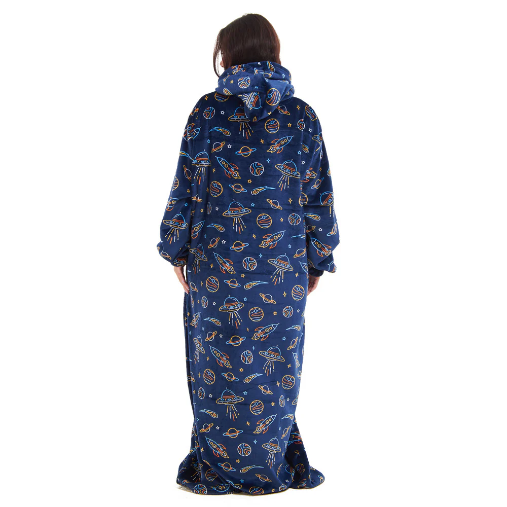 Snuggs Wearable Blanket Monk Dark Blue space - Image 4